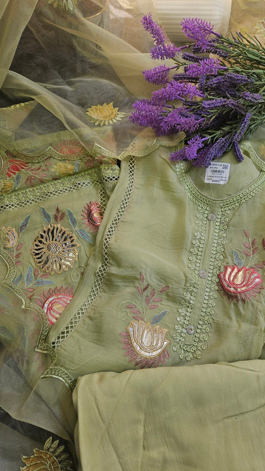 Pure Muslin Boutique Dress - Image 3