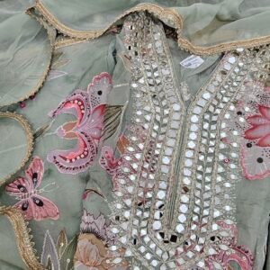 Boutique Mirror Handwork Dress – S000282C