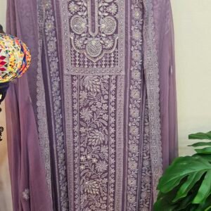 Pure Lucknowi Handwork Dress