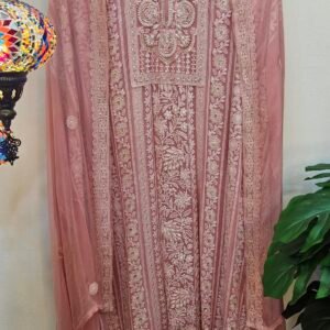 Pure Lucknowi Handwork Dress