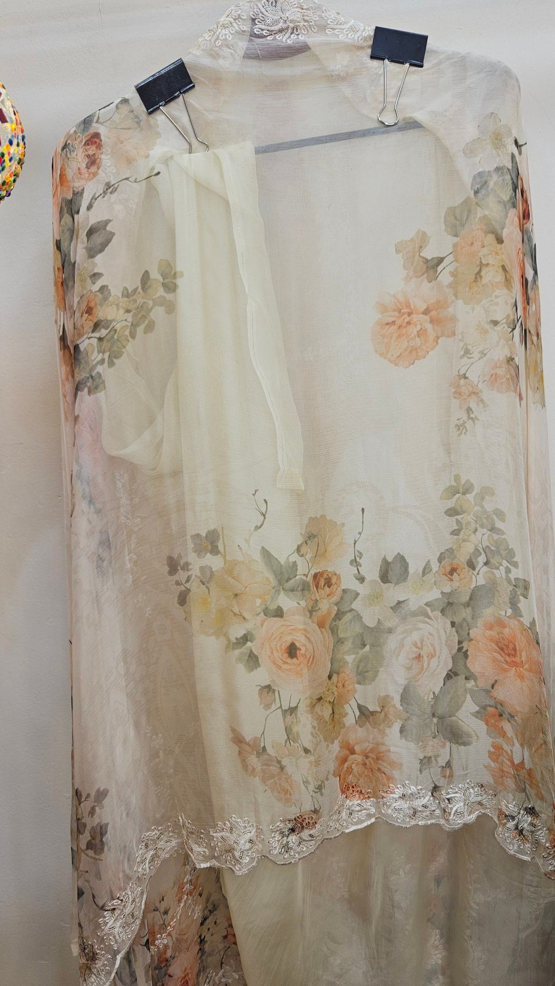 Beautiful Floral Muslin Dress - Image 4