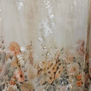 Beautiful Floral Muslin Dress