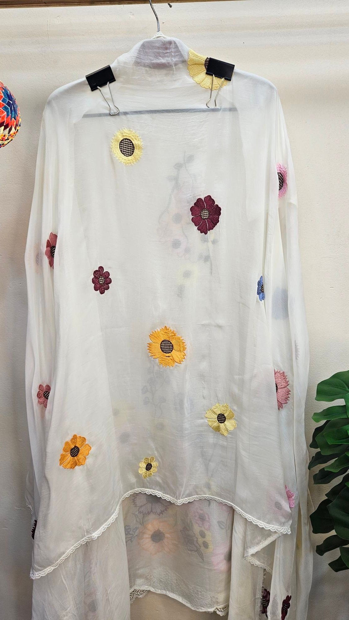 Pure Muslin Boutique 3D Embroidery Dress - S000714C - Image 3