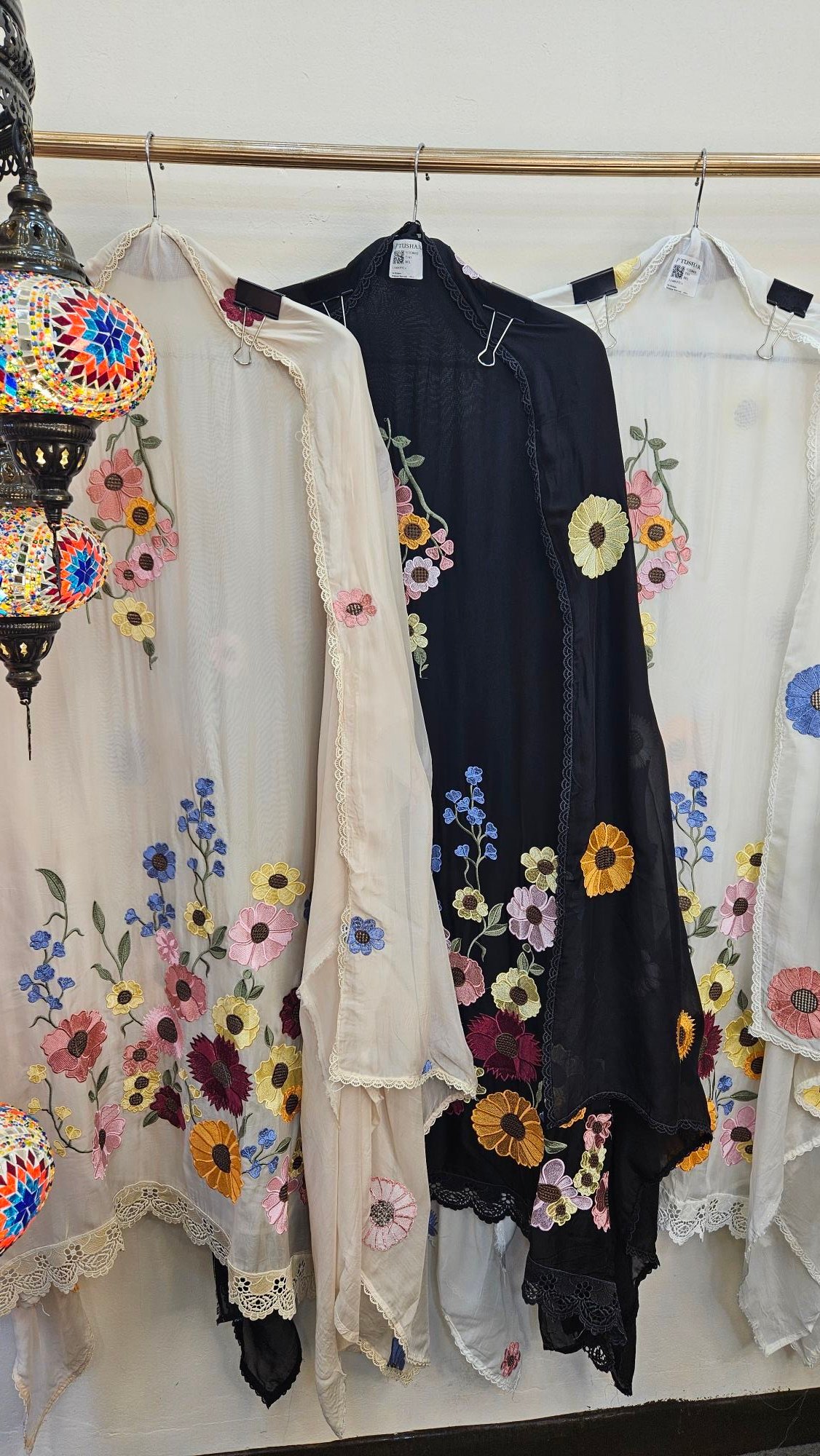 Pure Muslin Boutique 3D Embroidery Dress - S000714C - Image 7