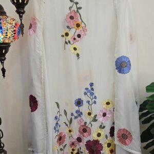 Pure Muslin Boutique 3D Embroidery Dress – S000714C