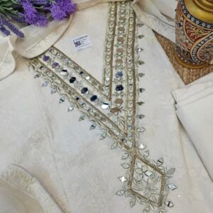 Pure Mal Mal Cotton Handwork Boutique Dress