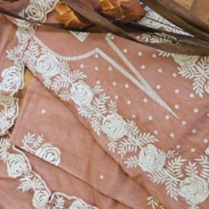 Pure Mul Chanderi Boutique Dress