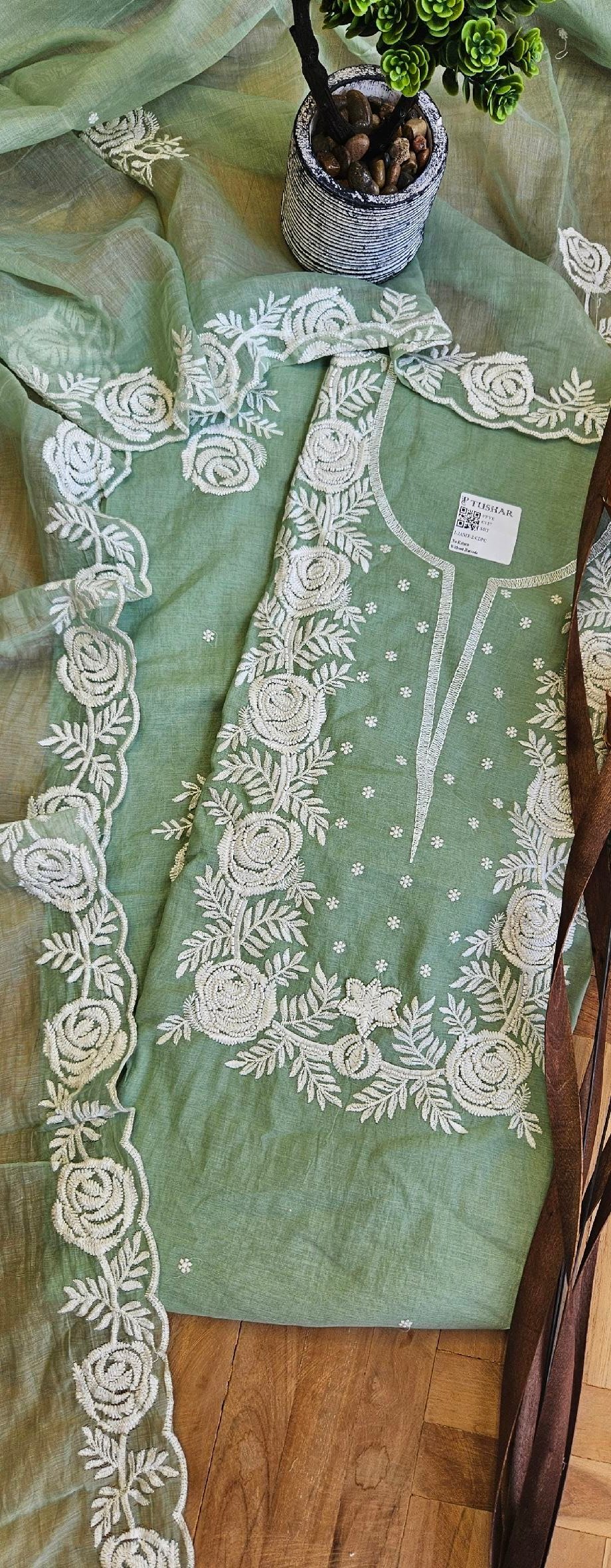 Pure Mul Chanderi Boutique Dress - Image 4