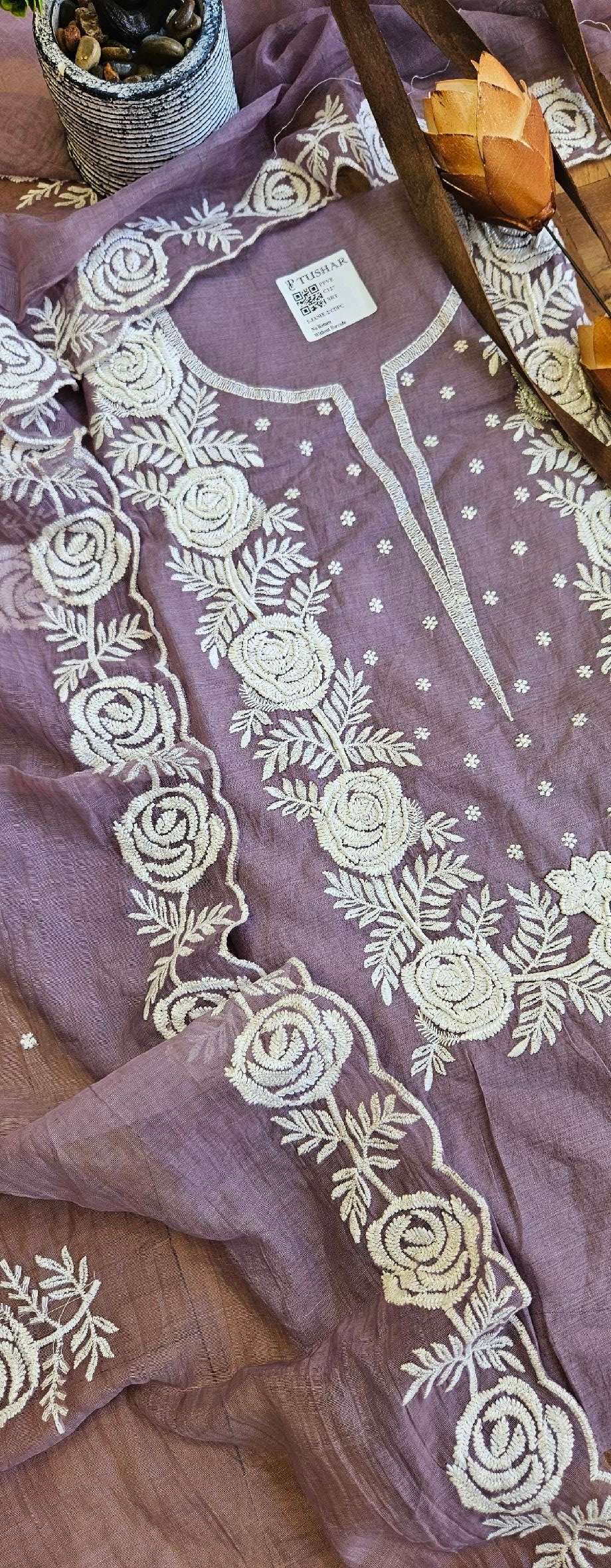 Pure Mul Chanderi Boutique Dress - Image 5