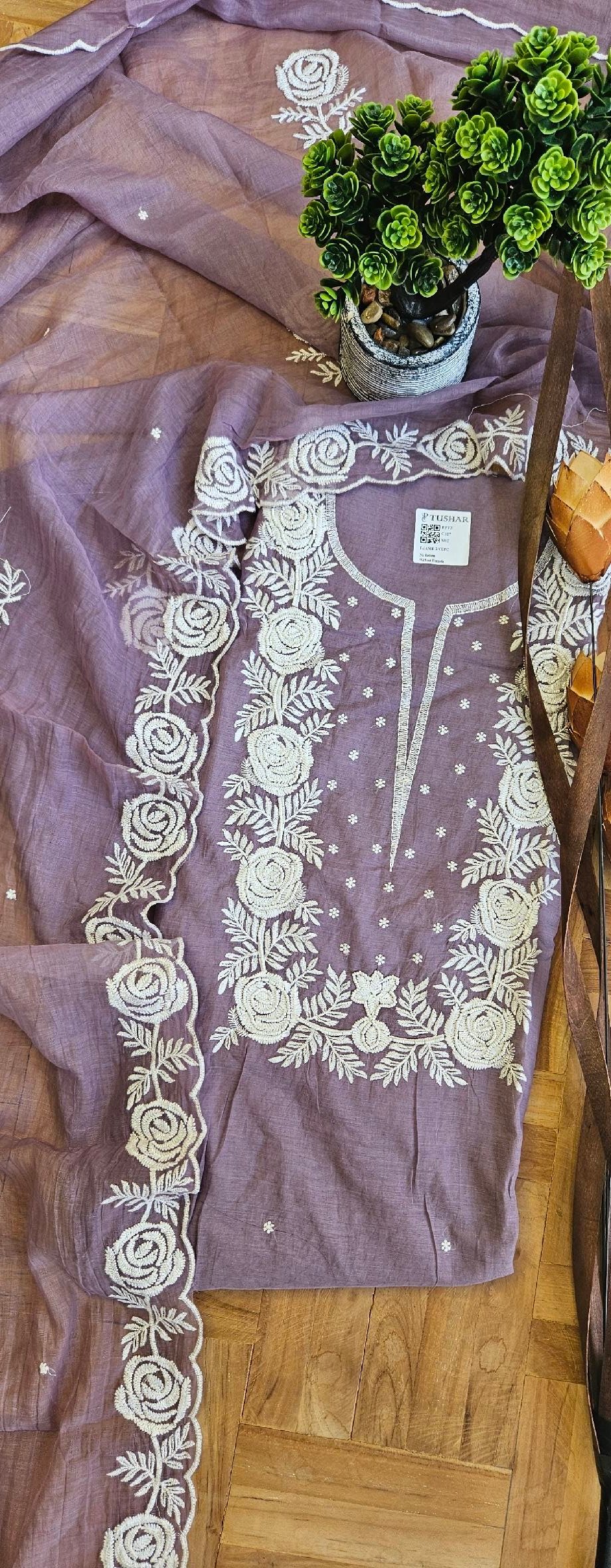 Pure Mul Chanderi Boutique Dress - Image 7