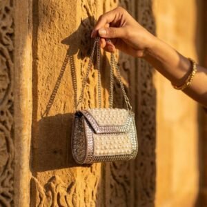 The Pearl Artisan Minaudière Mini Bag – S000303C
