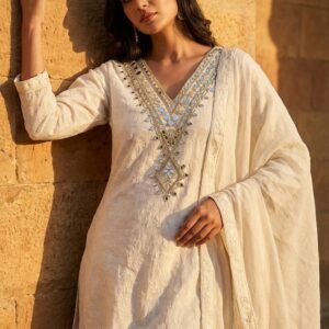 Pure Mal Mal Cotton Handwork Boutique Dress