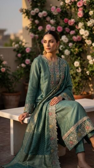 Pure Simar Handwork Boutique Dress – S000444C