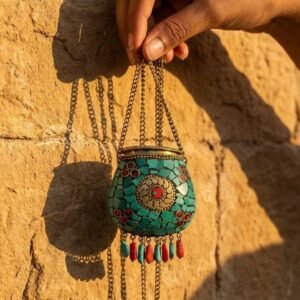 Minaudière Artisan Bag Cum Locket – S001271C