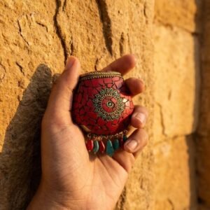 Minaudière Artisan Bag Cum Locket – S001273C