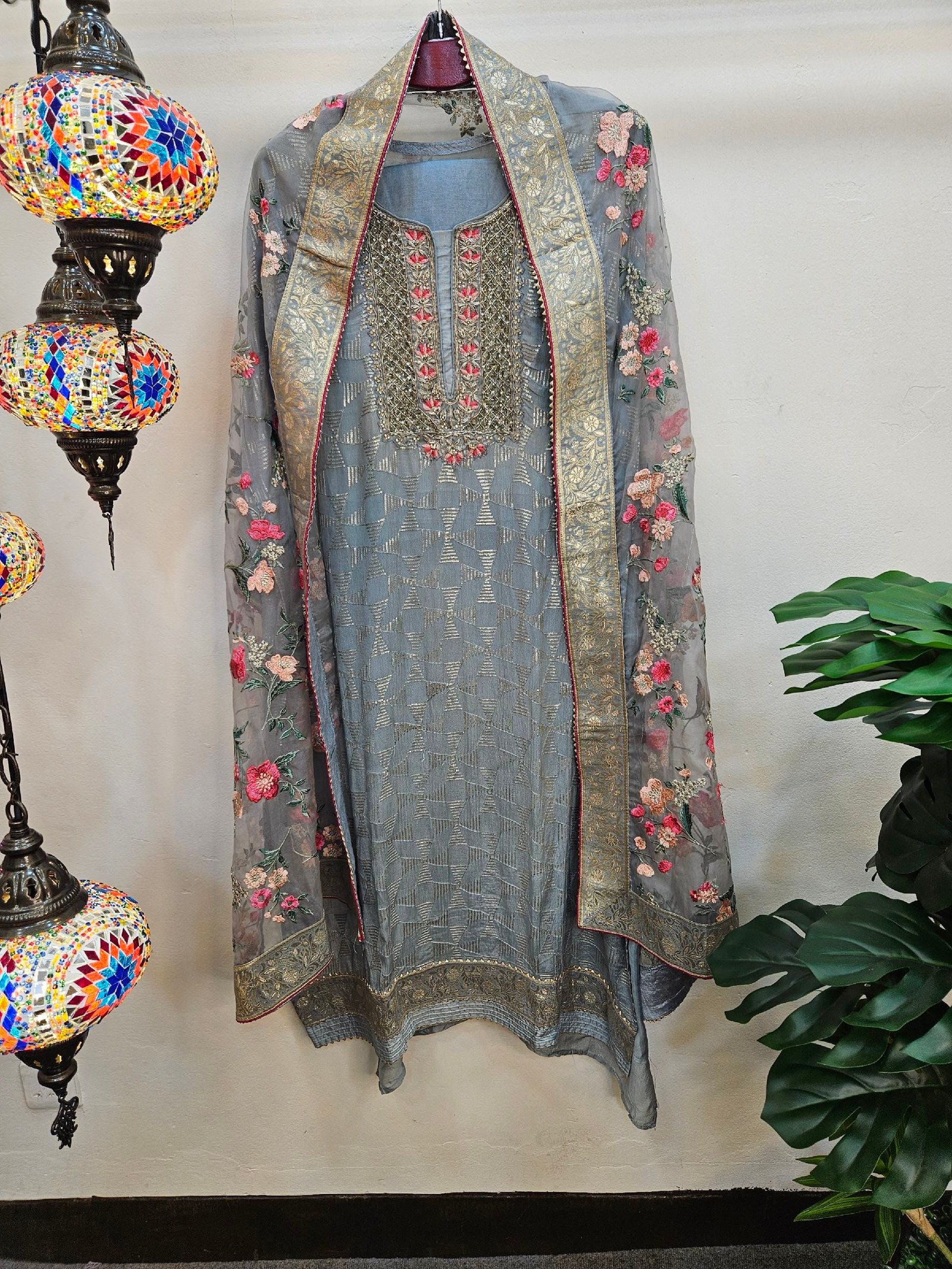 Pure Designer Boutique Handwork Dress - Image 3