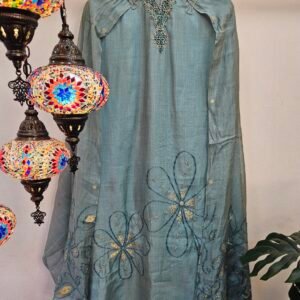 Soft Tassar Jamdani Weaving Boutique Dress