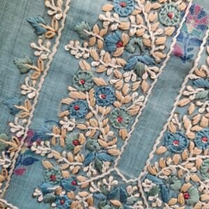 Pure Tassar Silk French-Knot Boutique Dress