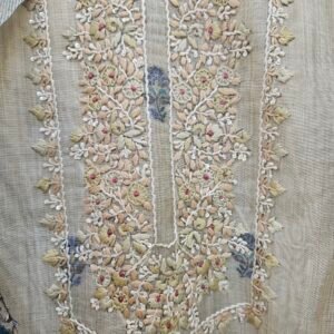 Pure Tassar Silk French-Knot Boutique Dress