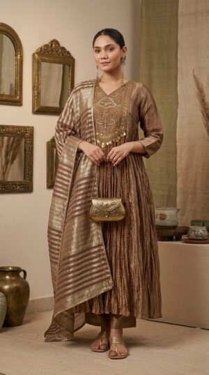 Pure Crush Tissue Simar Stitched Dress – S002045C