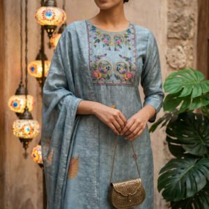 Pure French-Knot Boutique Dress