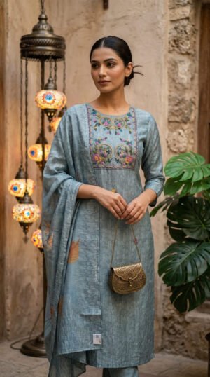 Pure French-Knot Boutique Dress