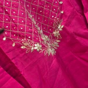 Pure Mal Mal Cotton Silk Sharara Set