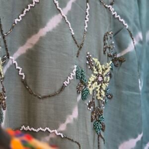 Pure Mal Mal Cotton Silk Sharara Set