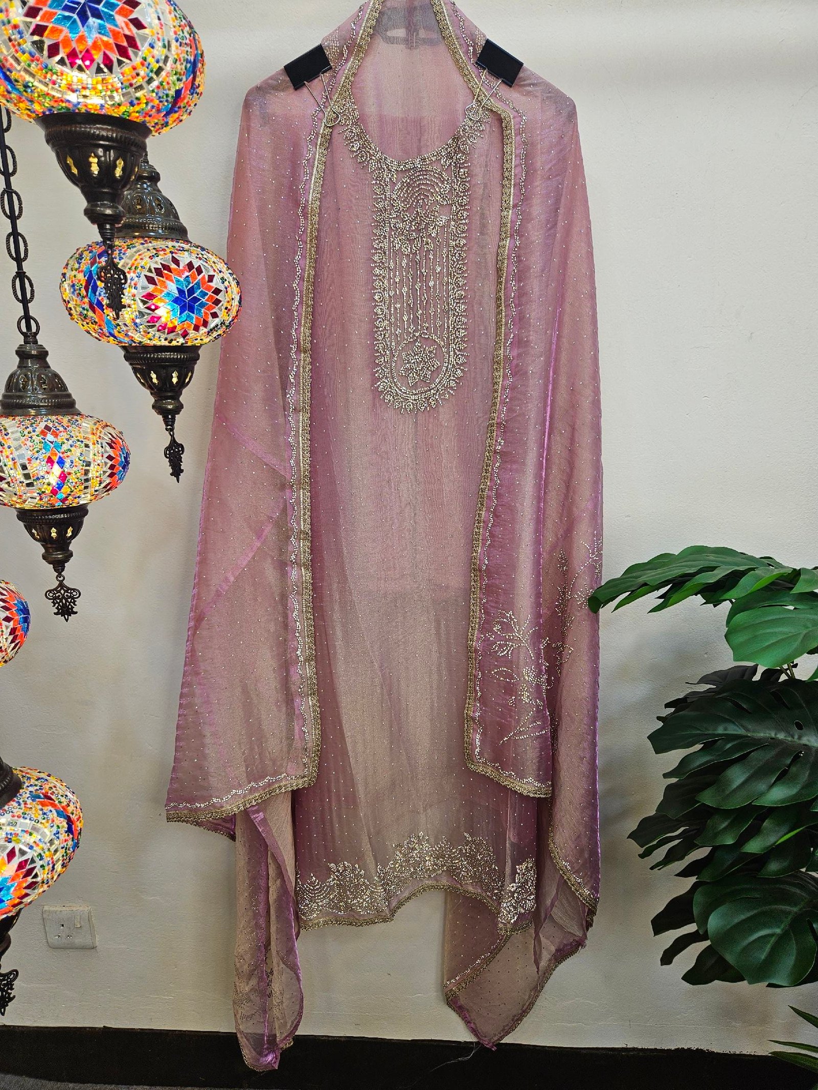 Pure Tissue Simar Swarovski Stone Boutique Dress - Image 2