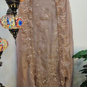 Pure Crush Tissue Simar Handwork Boutique Dress