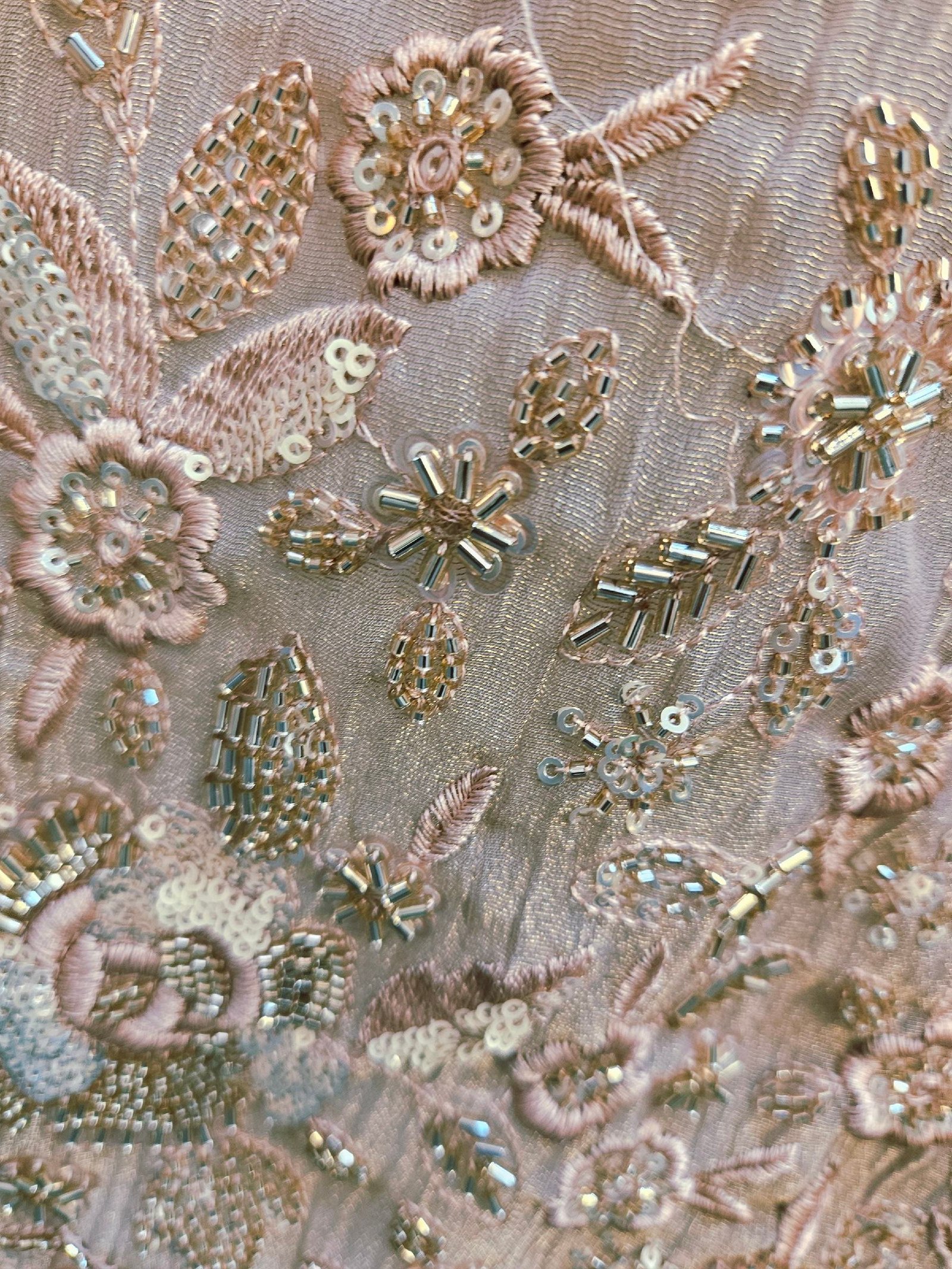 Pure Crush Tissue Simar Handwork Boutique Dress - Image 2