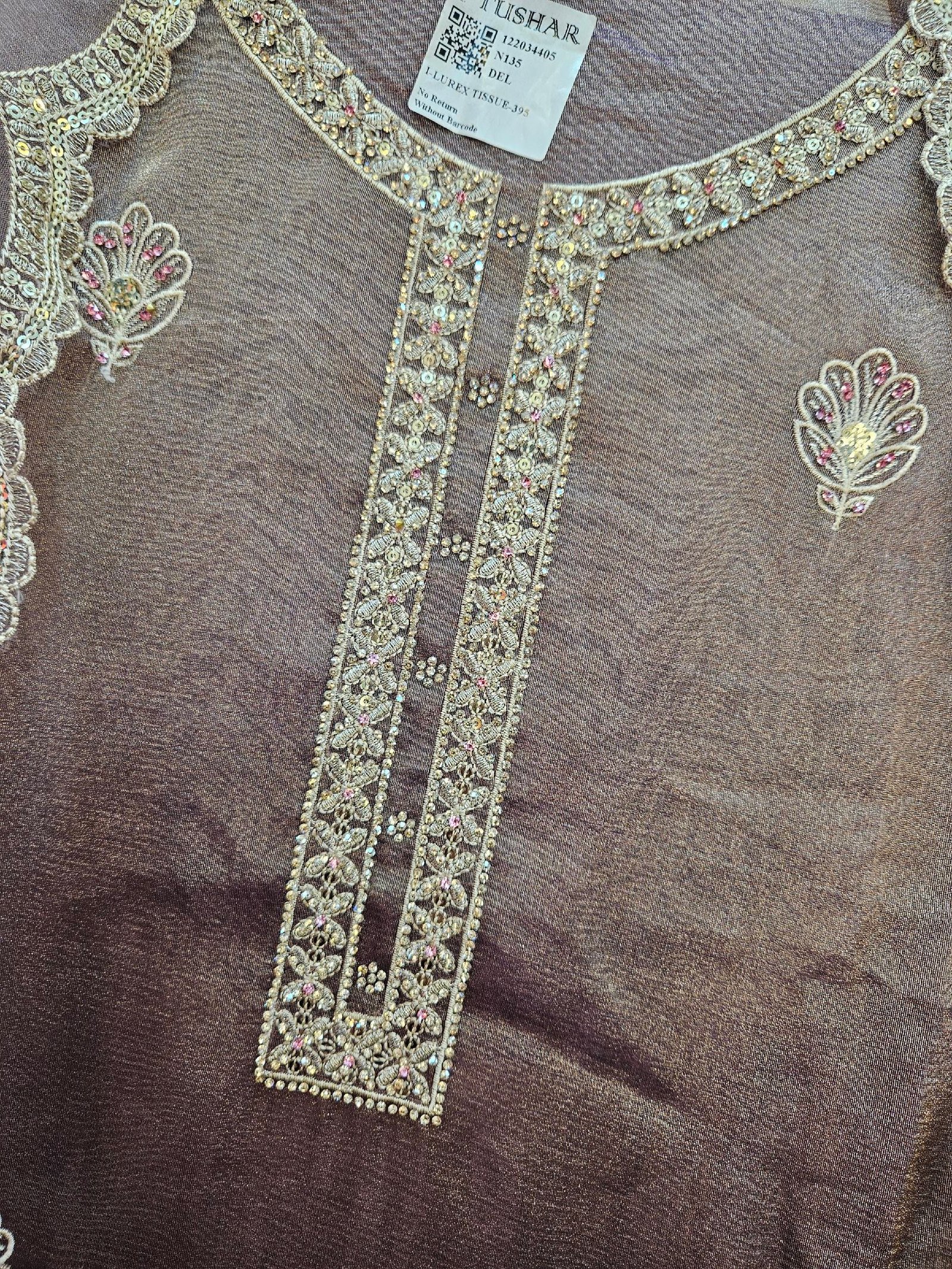 Pure Glass Simar Swarovski Stone Work Boutique Dress - Image 2