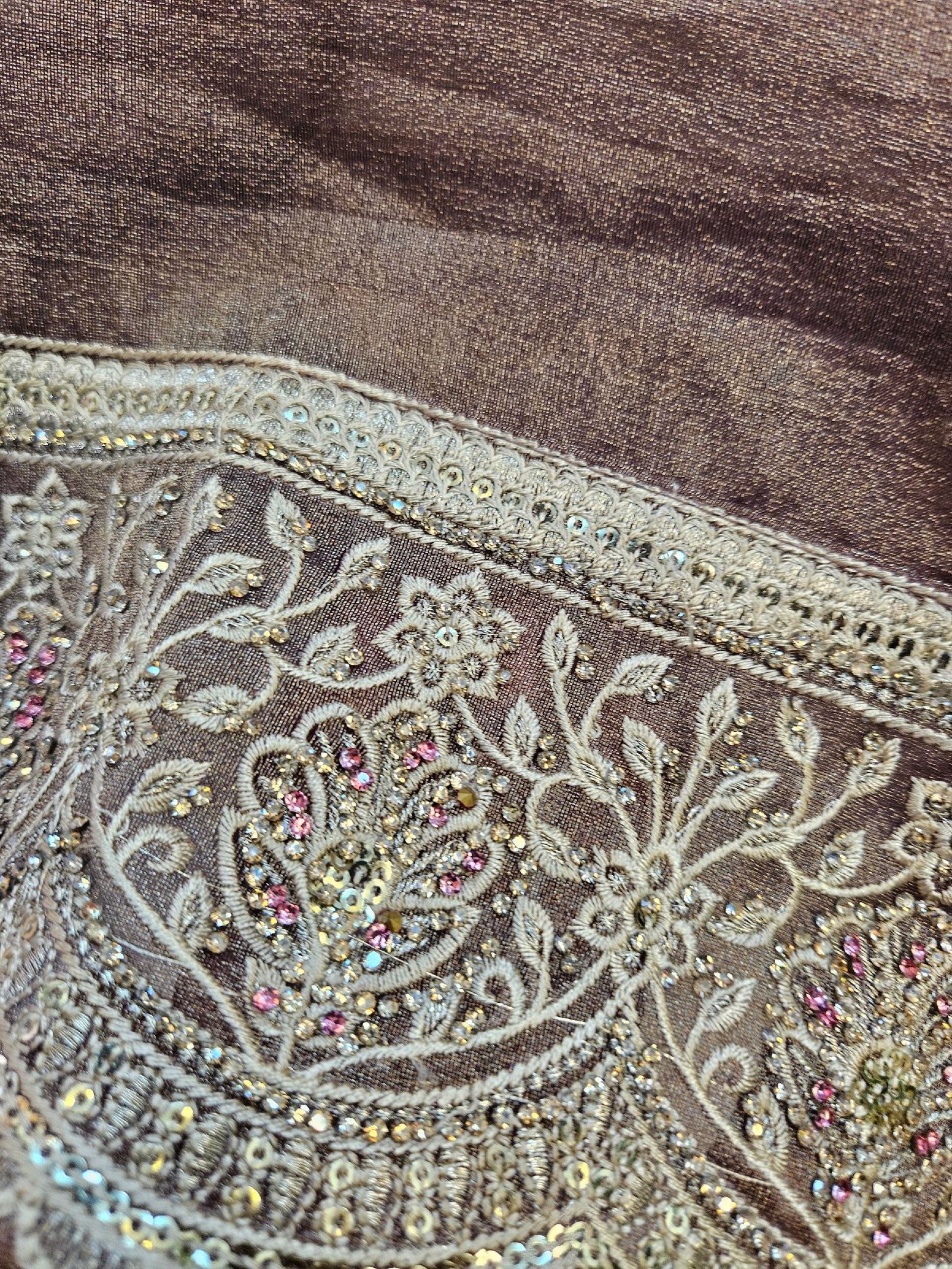 Pure Glass Simar Swarovski Stone Work Boutique Dress - Image 3