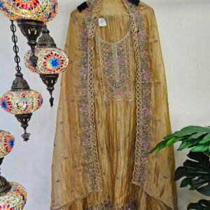 Pure Crush Tissue Simar Antique Work Boutique Dress