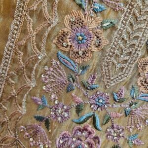 Pure Crush Tissue Simar Antique Work Boutique Dress