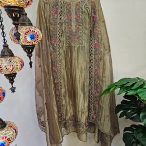 Pure Crush Tissue Simar Antique Work Boutique Dress