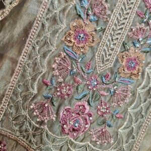 Pure Crush Tissue Simar Antique Work Boutique Dress