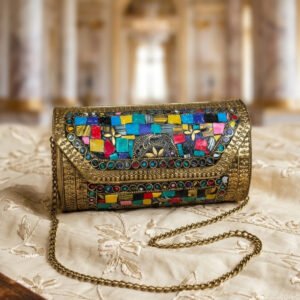 Vintage Metal Clutch