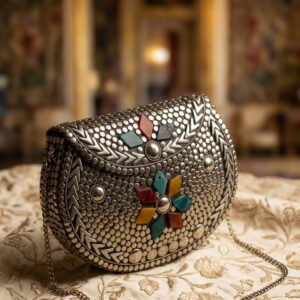 Vintage Metal Clutch
