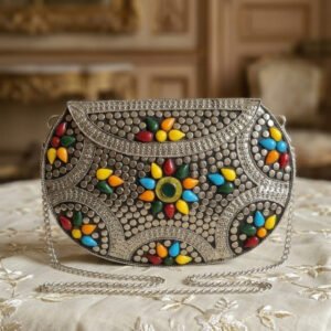 Vintage Metal Clutch