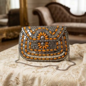 Vintage Metal Clutch