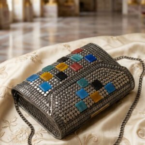 Vintage Metal Clutch