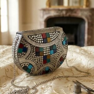 Vintage Metal Clutch