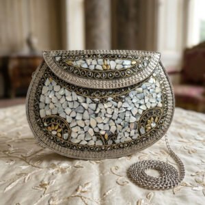 Vintage Metal Clutch