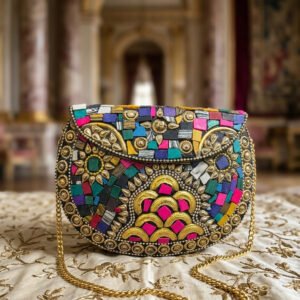 Vintage Metal Clutch