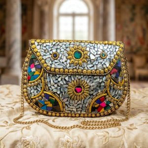 Vintage Metal Clutch