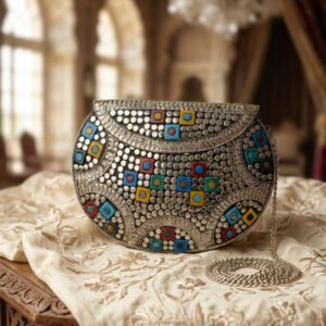 Vintage Metal Clutch