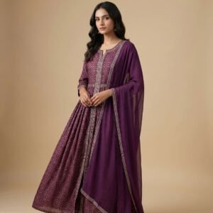 Pure Mal Mal Cotton Anarkali