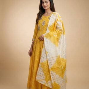 Mal Mal Coton Silk Anarkali