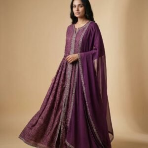Pure Mal Mal Cotton Anarkali
